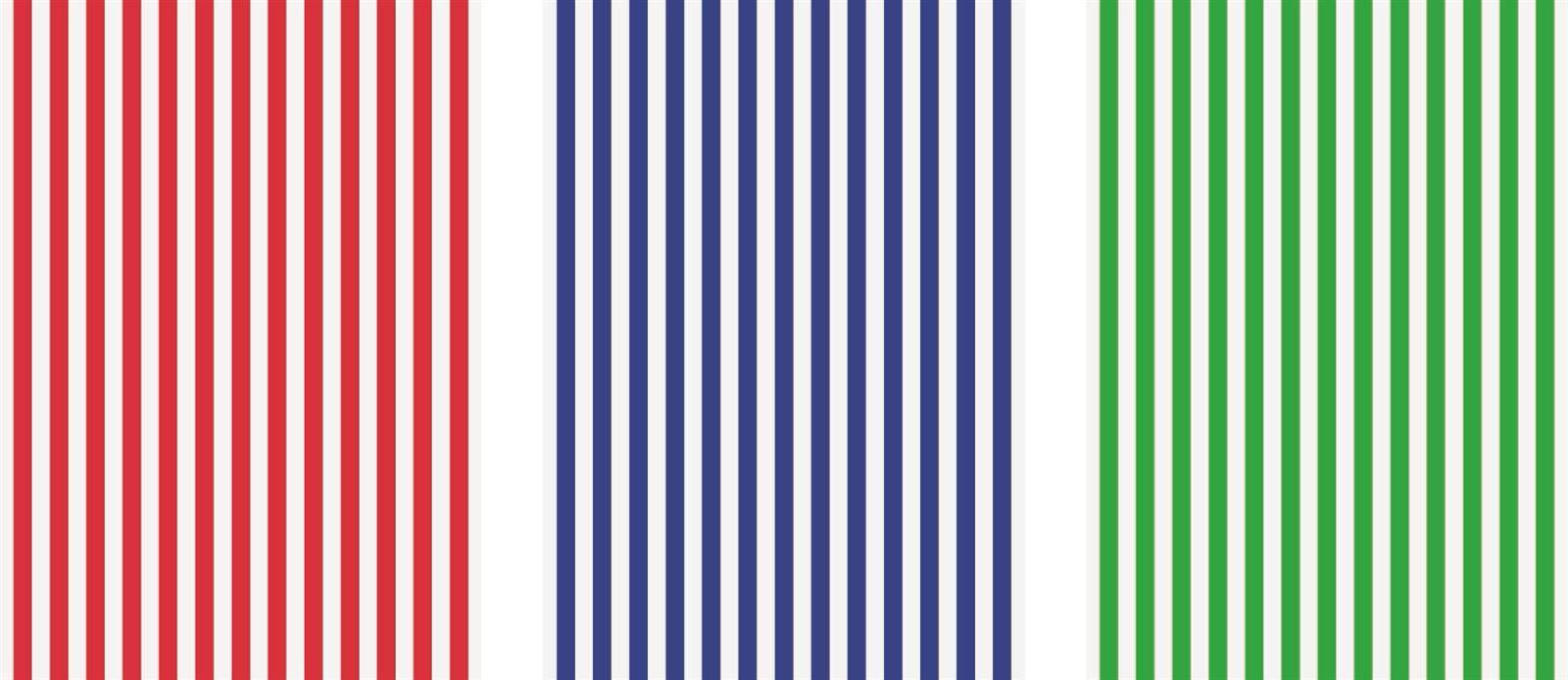 Heyda 203377006 1 Stück Krepp-Papier Rolle „Streifen“, H/L: 50 cm × 2,5 m, 32 g/m², Sortiert