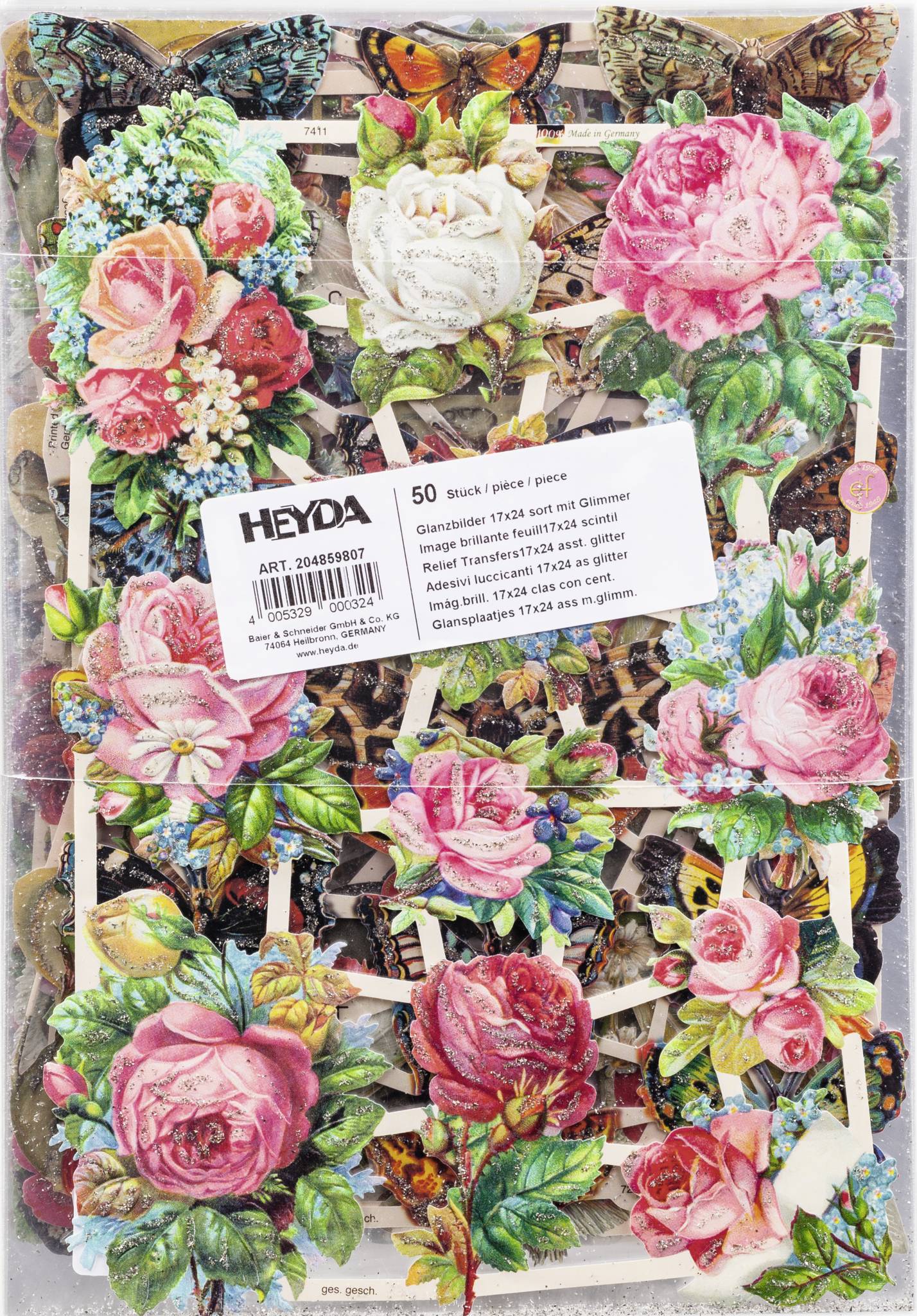 Heyda 204859807 Glanzbilder Reliefs, B/H: 170 mm × 240 mm, mehrfarbig
