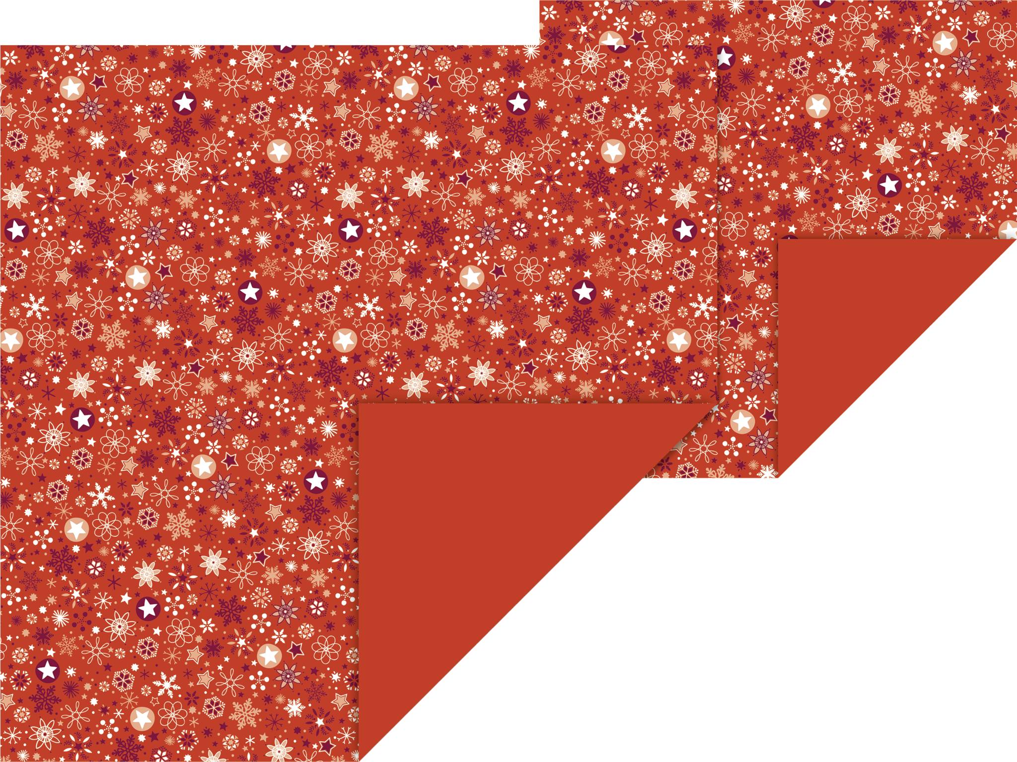 Heyda 204875547 Faltblätter "Lucia" rot