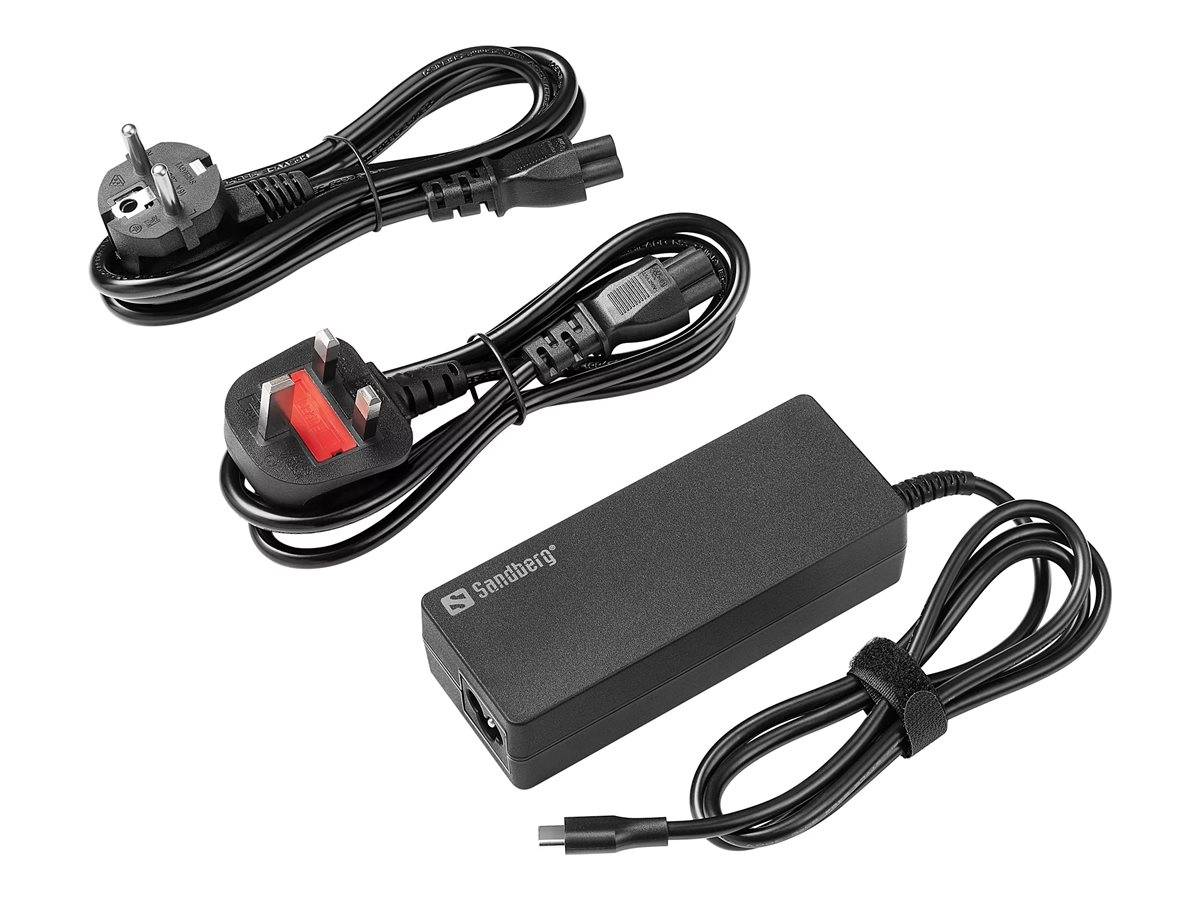 SANDBERG Netzteil - usb-c, ac, PD100W - AC200 - 240 V - 100 watt - Europa -