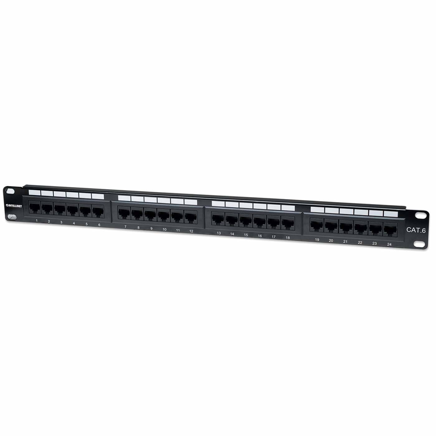 Intellinet 520959 Intellinet Patchpanel 1HE 24-Port Cat6 UTP sw