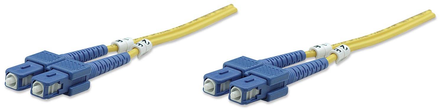 Intellinet 470605 Intellinet LWL Anschlusskabel SC/SC 1m Singlemode OS2 gelb