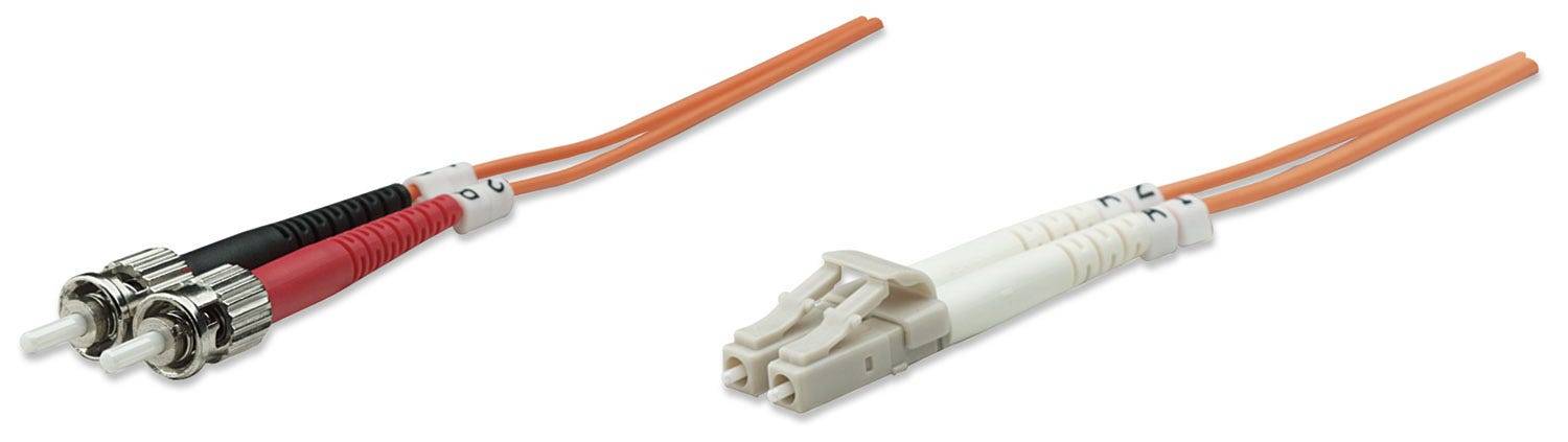 Intellinet 471305 Intellinet LWL Anschlusskabel LC/ST 1M Multimode OM1 orange