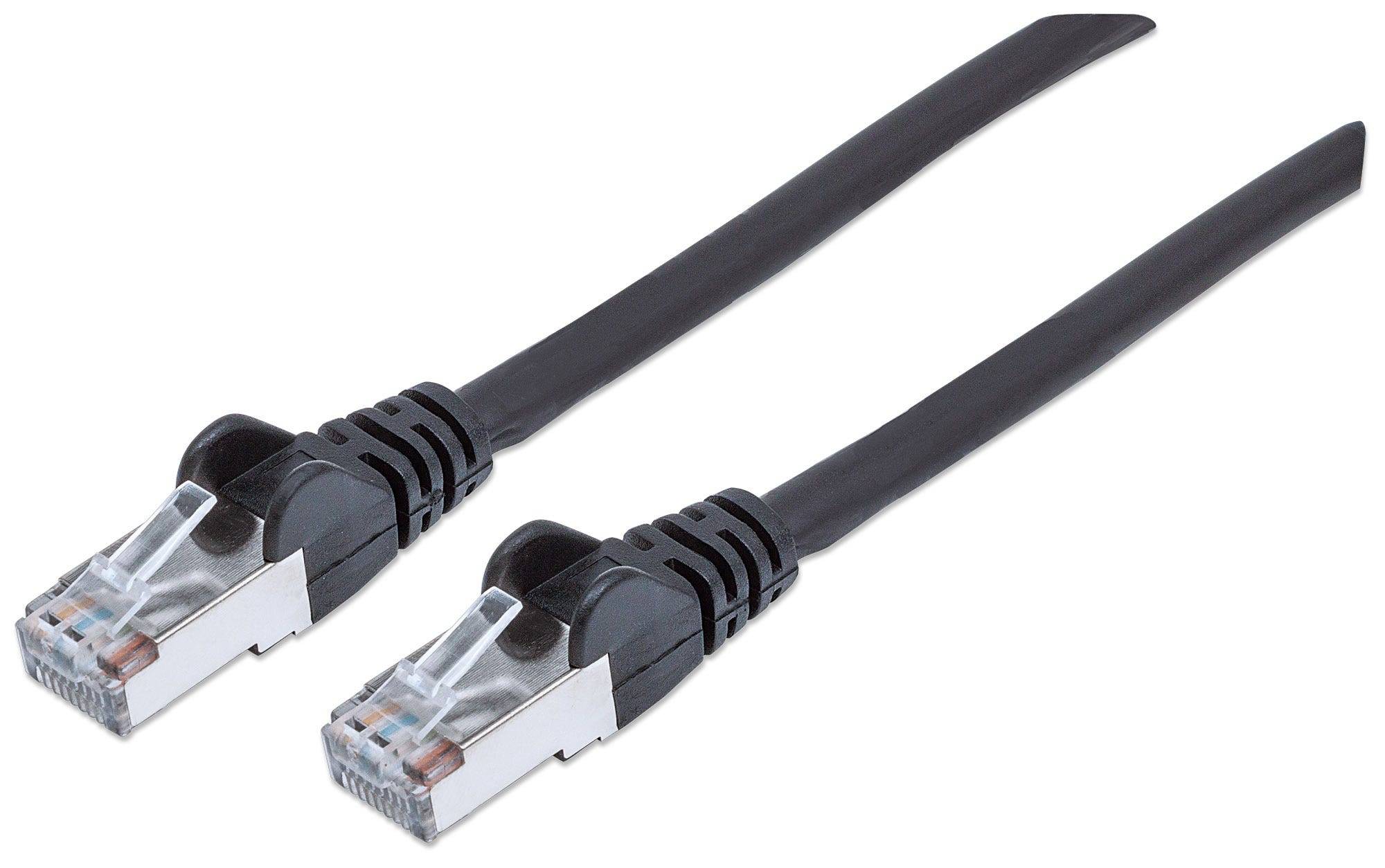 Intellinet 318761 Intellinet Patchkabel Cat6A CU S/FTP LSOH 1.00m schwarz