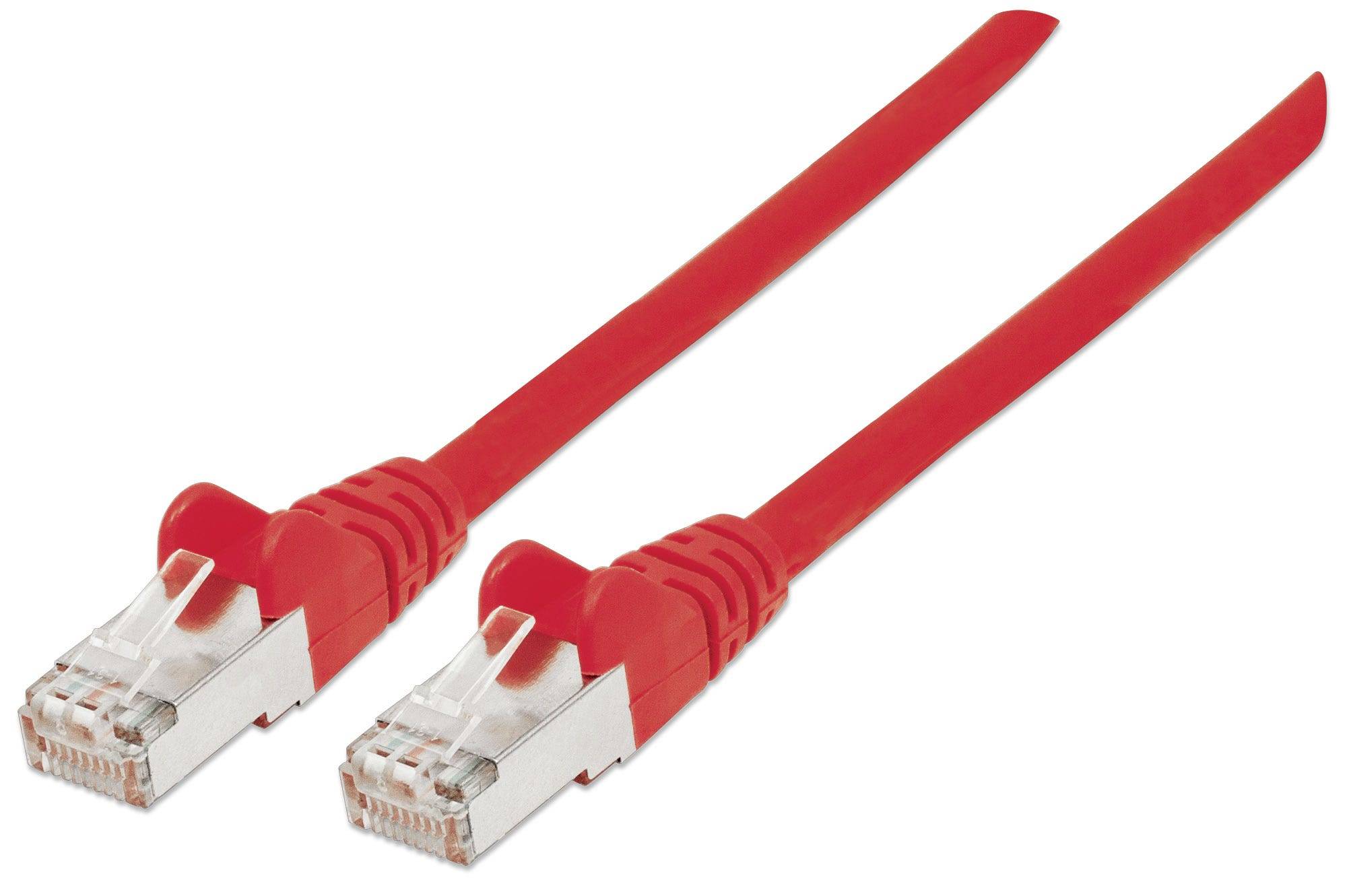 Intellinet 319034 Intellinet Patchkabel Cat6A CU S/FTP LSOH 0.50m rot