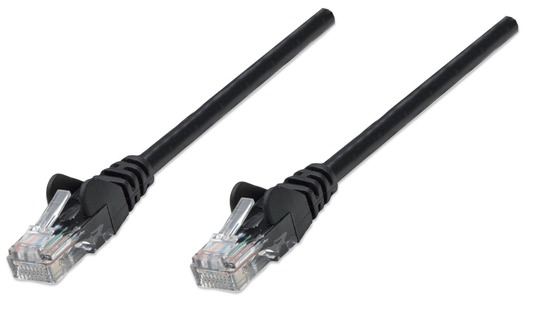 Intellinet 737012 Intellinet Patchkabel Cat6A CU S/FTP LSOH 0.25m schwarz