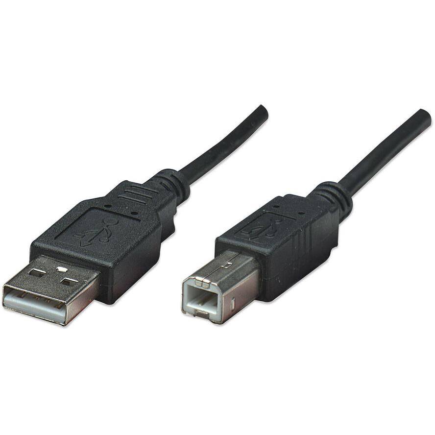 Manhattan 374507 USB 2.0 Anschlußkabel 0,5m A-Stecker/B-Stecker