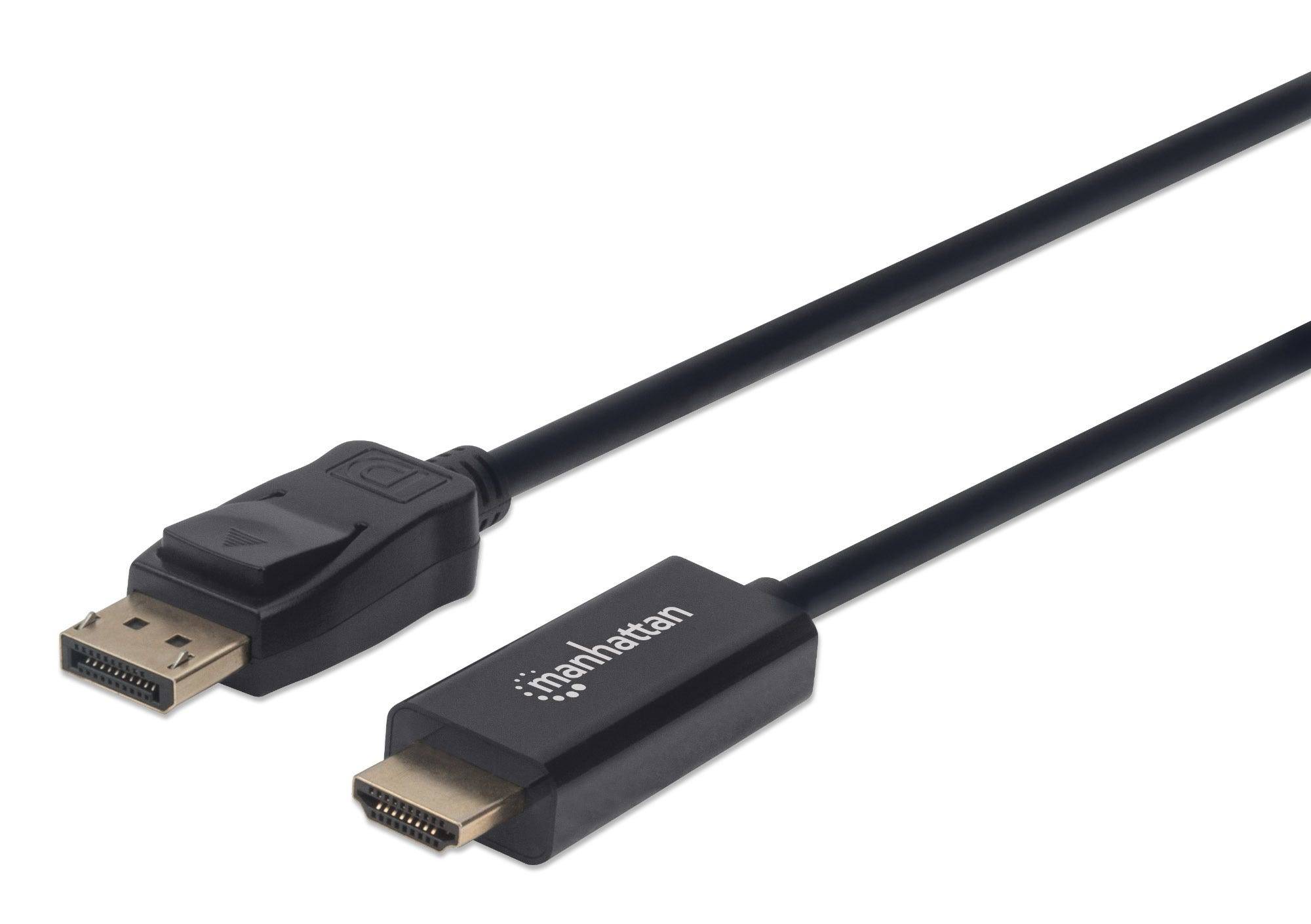 Manhattan 152679 Manhattan 1080p DisplayPort auf HDMI-Kabel schwarz 1,8
