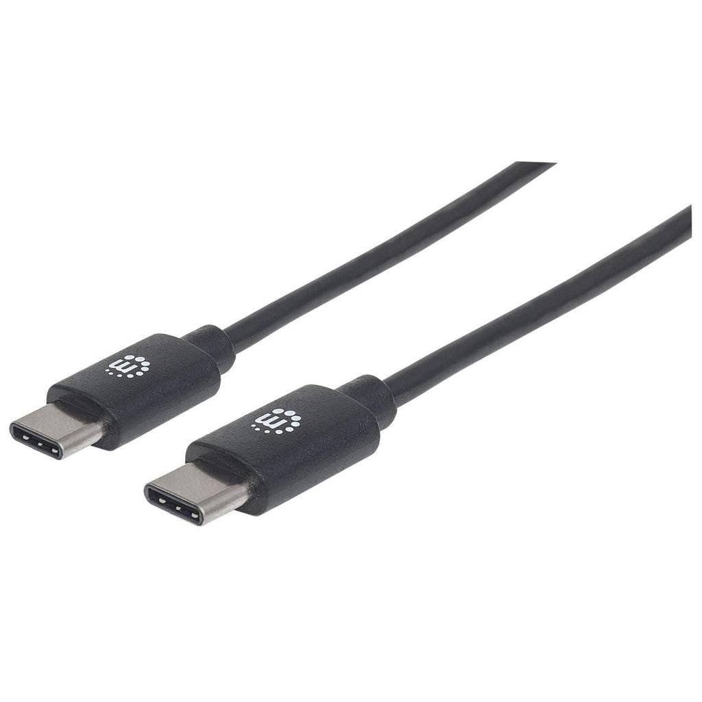 Manhattan 353342 Manhattan USB C Anschlusskabel USB2.0 C-Stecker/C-Stecker 1m