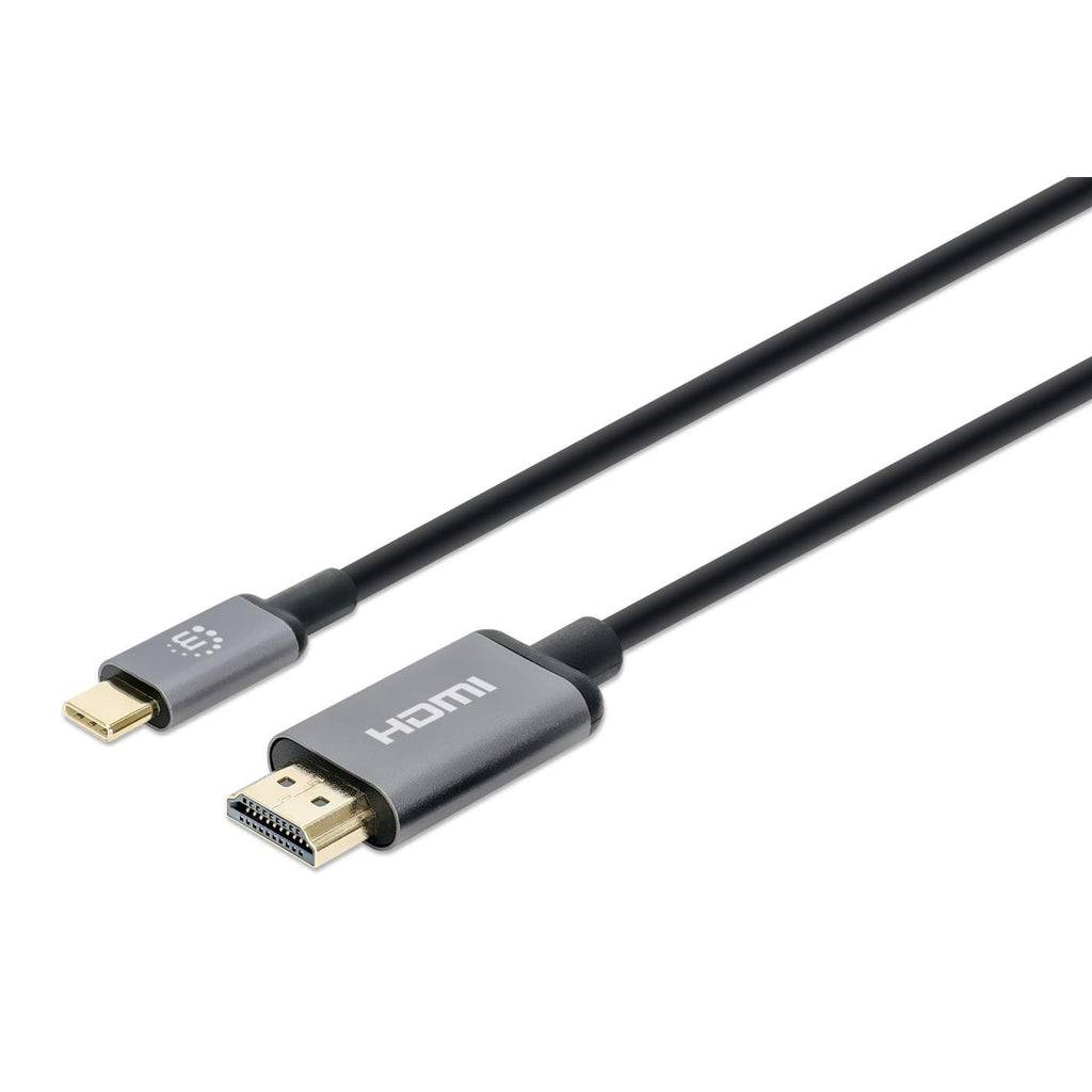 Manhattan 153591 MANHATTAN 4K@60Hz USB-C auf HDMI-Kabel Stecker/Stecker 1m