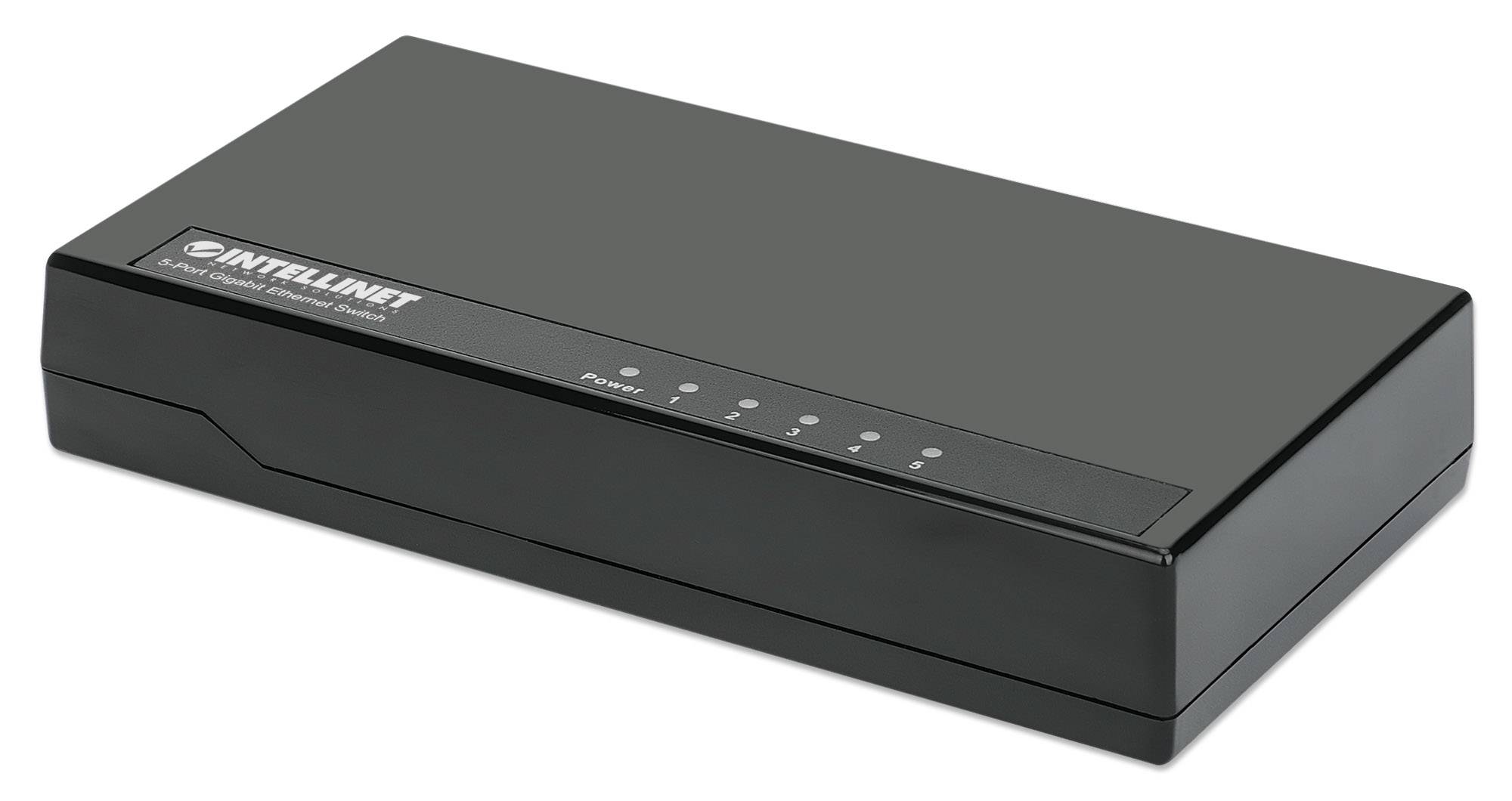 Intellinet 561747 INTELLINET 5-Port Gigabit Ethernet Switch Desktop Kunststoff