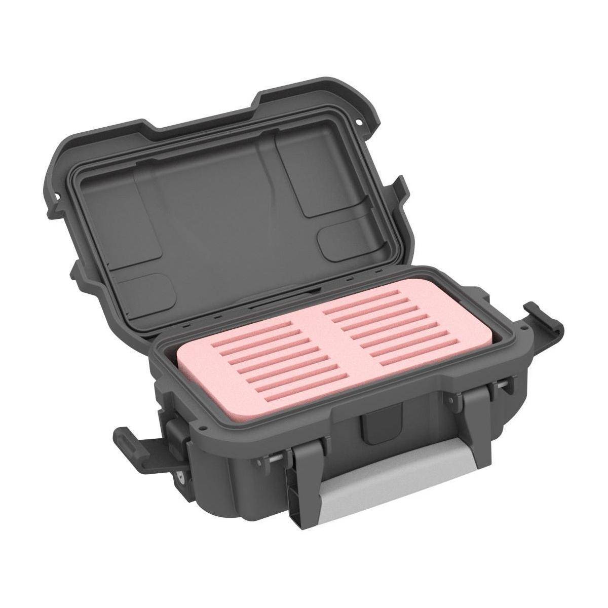 FH4905 - Schutzkoffer / Transportkoffer wasserdicht für 2,5 SSD / HDD Festplatten - 14 Fächer