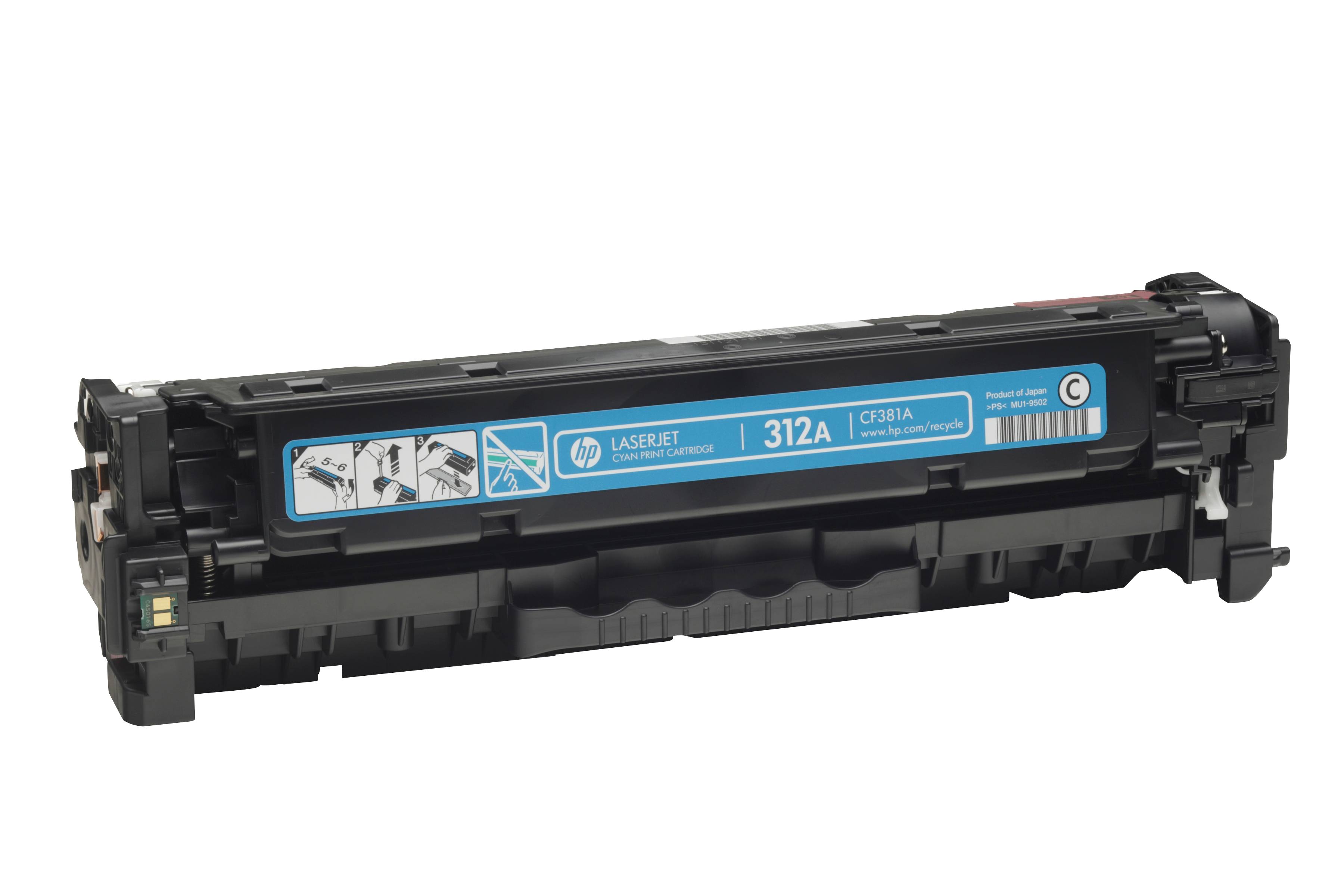 hp CF381A hp Toner hp 312A für hp Color LaserJet Pro M476dw, cyan