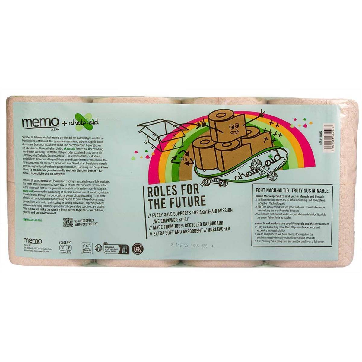 Toilettenpapier skate-aid 3lg 8St