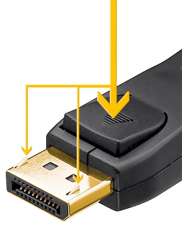 30x Goobay 64849 Certified DisplayPort™-Kabel 2.1, 40Gbit/s, 1 m, schwarz - 8K/120 Hz DSC