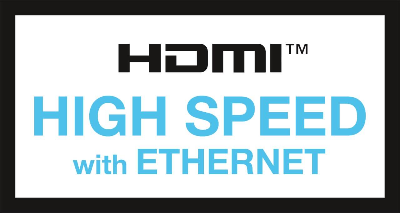 Goobay 61020 Standard High Speed HDMI™-Kabel mit Ethernet, 2 m, weiß - 4K/60Hz
