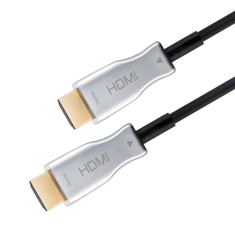1x Goobay 65569 Standard Optisches Hybrid High-Speed-HDMI™-Kabel mit Ethernet (AOC), 40 m, schwarz - 4K/60Hz