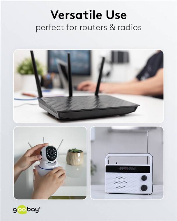 400x Goobay 55157 USB-DC-Kabel 5,5 x 2,1 mm, 0,5 m, 0.5 m, Schwarz - USB-2.0-Stecker (Typ A) > DC-Stecker (5,50 x 2,10 mm)