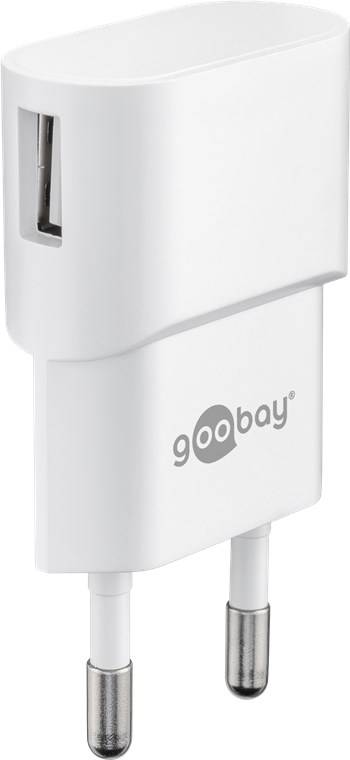 Goobay 45295 Apple Lightning Ladeset (5 W), Weiß, 1 m