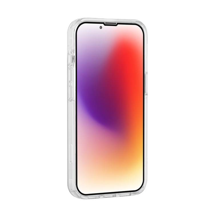 Goobay 61346 PureFlex+ Schutzhülle, Transparent - kompatibel mit Apple iPhone 14 Pro