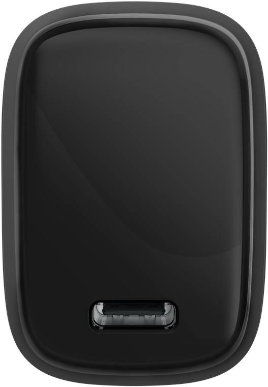 Goobay 65405 USB-C™ PD GaN Schnellladegerät (20 W) schwarz, schwarz - 1x USB-C™-Anschluss (Power Delivery)