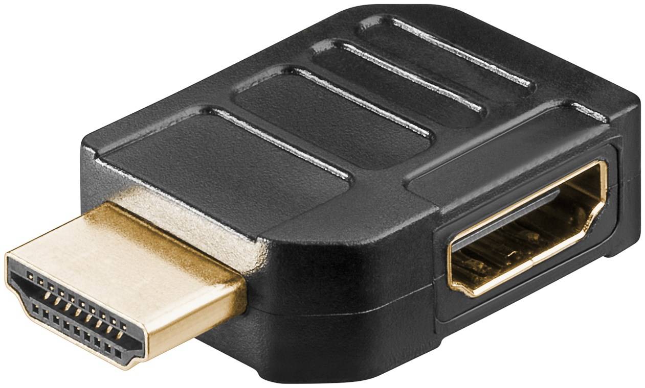 10x Goobay 51724 Standard HDMI™-Adapter, 4K/60Hz, schwarz - HDMI™-Stecker (Typ A) > HDMI™-Buchse (Typ A)