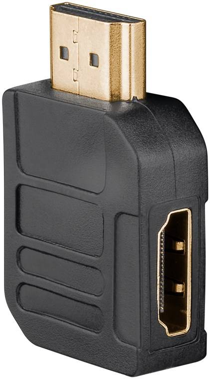 10x Goobay 51724 Standard HDMI™-Adapter, 4K/60Hz, schwarz - HDMI™-Stecker (Typ A) > HDMI™-Buchse (Typ A)