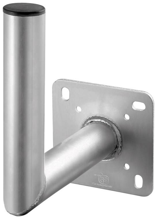20x Goobay 67300 Aluminium Sat-Schüssel-Wandhalterung, 250 mm Wandabstand - hochwertige Halterung für Satellitenschüsseln aus rostfreiem und wetter