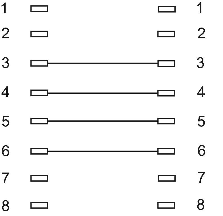10x Goobay 50255 ISDN-Modularanschlusskabel, 3 m, Schwarz - Kupferkaschierter Aluminiumleiter (CCA), RJ45-Stecker (8P4C) > RJ45-Stecker (8P4C)