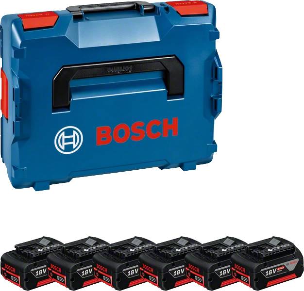 BOSCH Professional 1600A02A2S BOSCH Professional Werkzeugakkus GBA 18V Lithium-Ionen