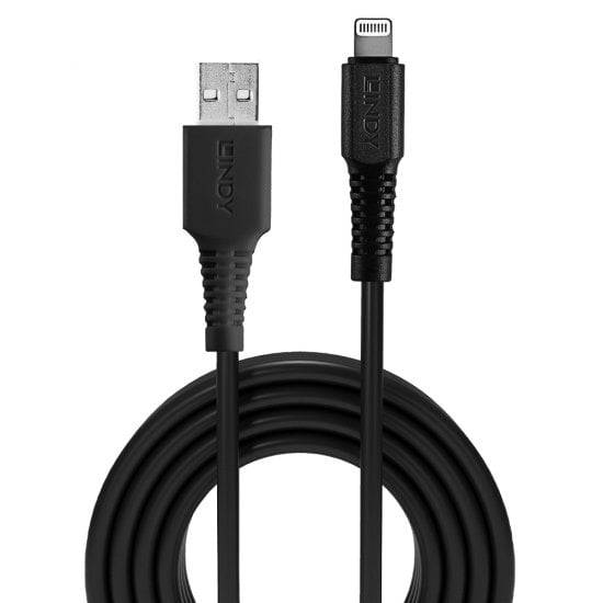 Lindy 31320 LINDY USB an Lightning Kabel schwarz 1m