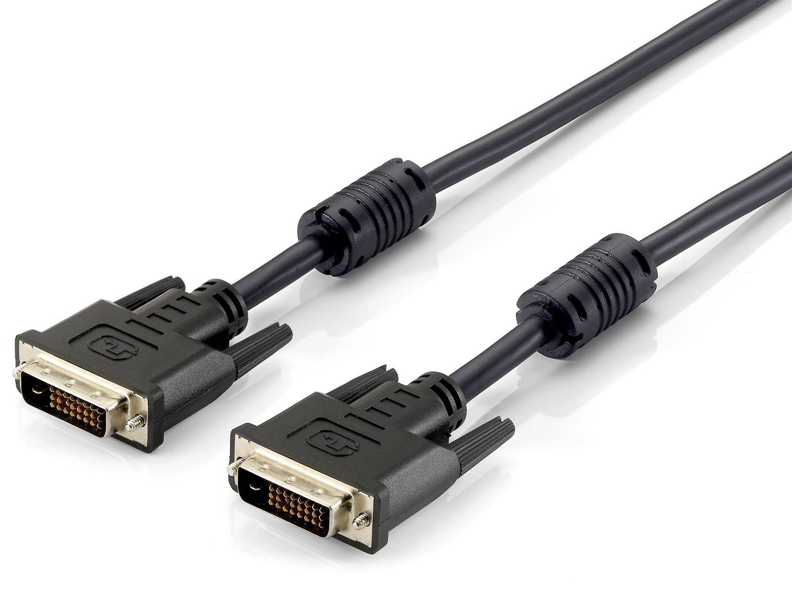Equip 118933 Equip DVI-D Kabel DVI-D->DVI-D 2560x1600 St/St 3.00m sw Polybeutel