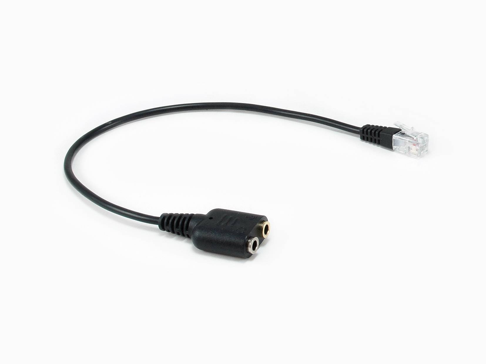 Equip 147944 Equip Telefonkabel RJ9 auf 2x 3.5mm Klinke für Headset 25cm