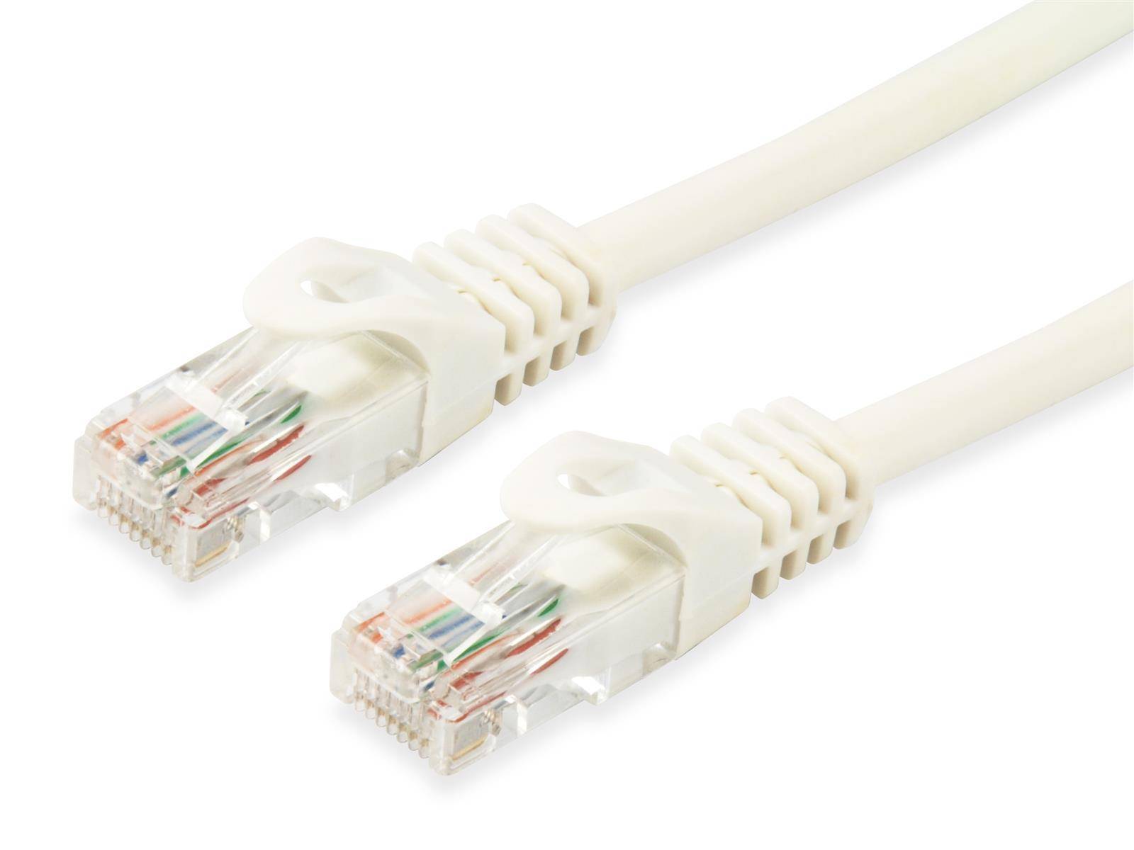 Equip 603002 Equip Patchkabel Cat6A U/UTP 2xRJ45 1.00m weiß LSZH Polybeutel