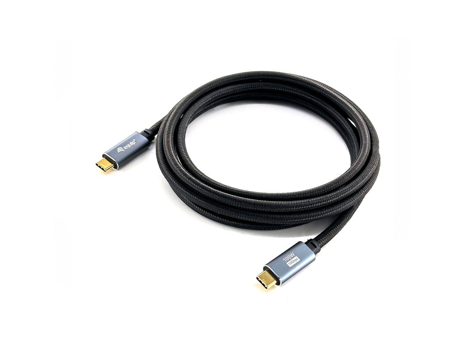 Equip 128357 Equip Kabel USB-C 3.2 -> C St/St 2.00m 5A 4K/60Hz sw