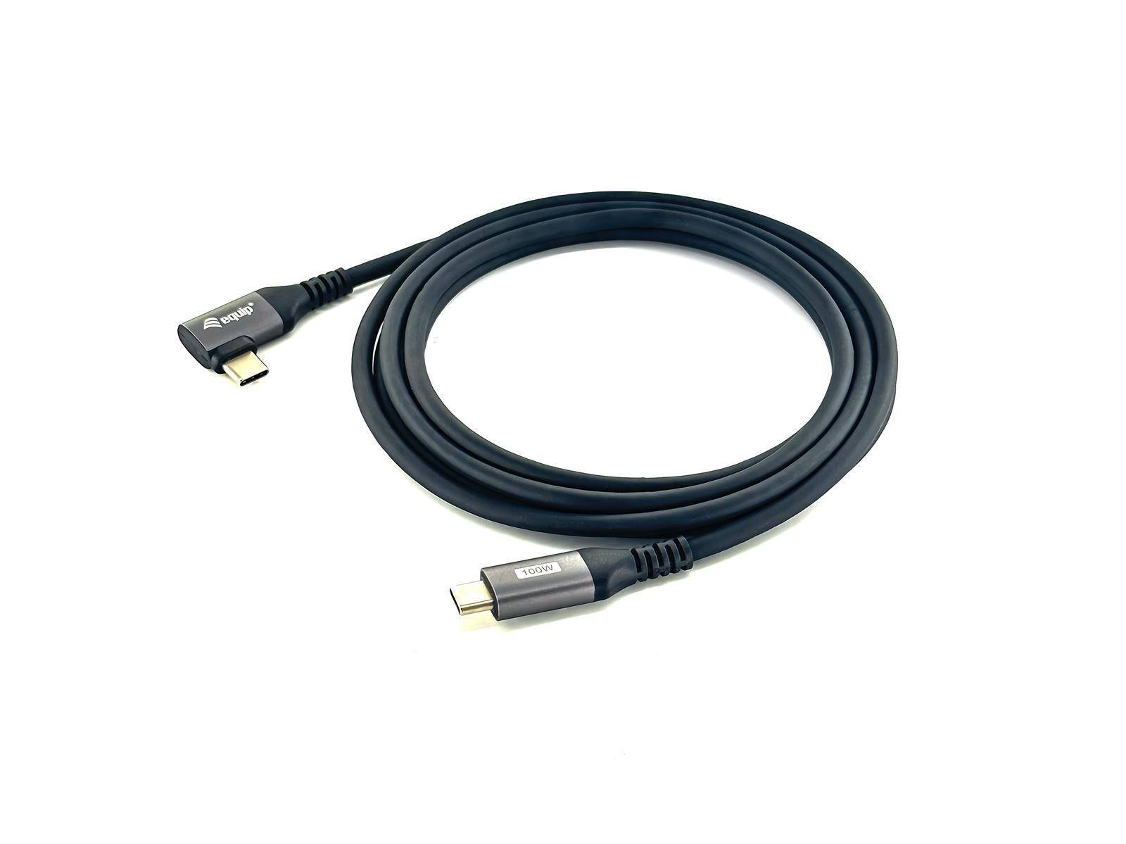 Equip 128892 Equip Kabel USB-C 2.0 -> C wink. St/St 2.00m 5A 480Mbps sw