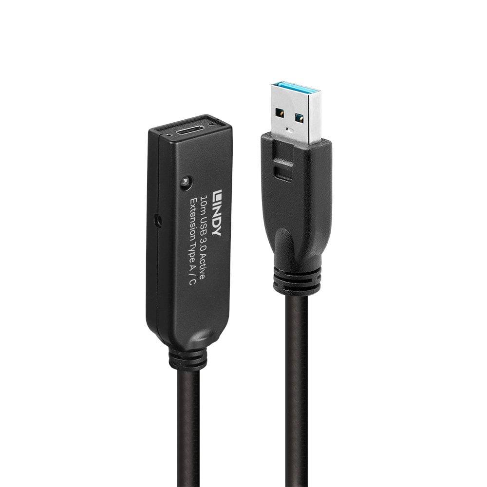 Lindy 43376 LINDY USB 3.0 Aktivverlängerung Typ A an C 10m