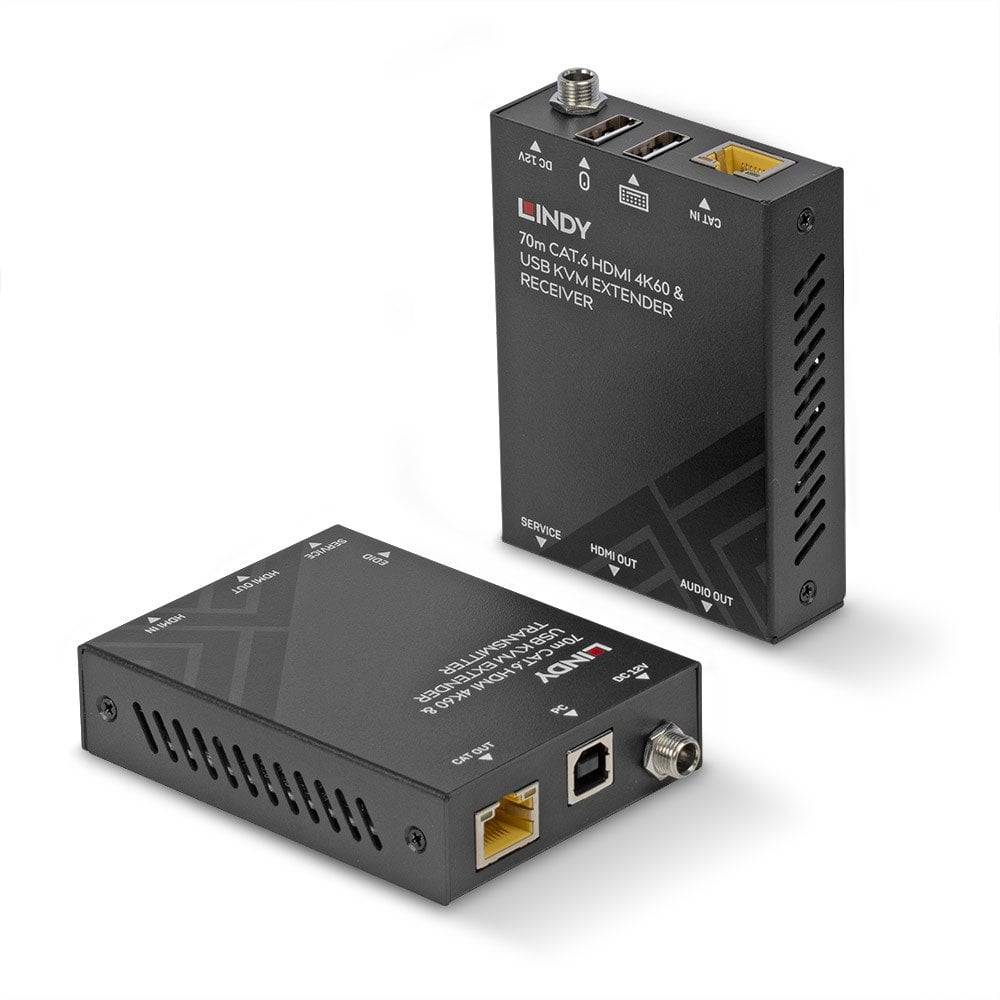 Lindy 39383 LINDY 70m Cat.6 HDMI 4K60, USB & Audio KVM Extender