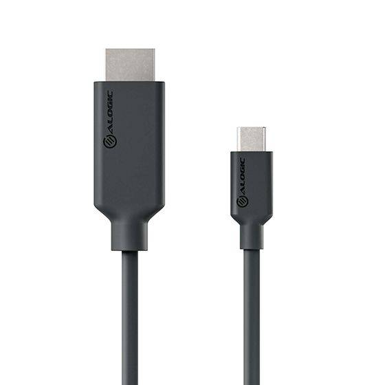 Alogic EL2UCHD-01 Alogic USB C Adapterkabel Typ C -HDMI M/M 4k 60 Hz 1m, sw