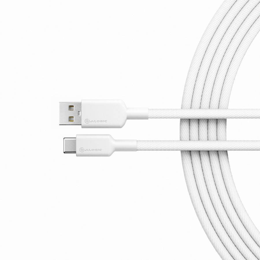 Alogic ELPCA201-WH Alogic USB 2.0 Anschlusskabel Typ C -A M/M 1m, wei