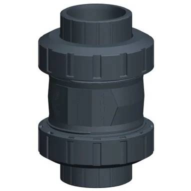 Georg Fischer Rückschlagventil 561, PVC-U/EPDM, d25, DN20, PN16, Muffe, grau, 1 Stk.