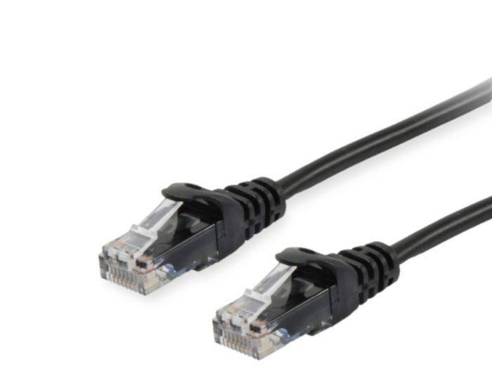 Equip 625474 Equip Patchkabel Cat6 U/UTP 2xRJ45 0.15m schw. PVC Polybeutel