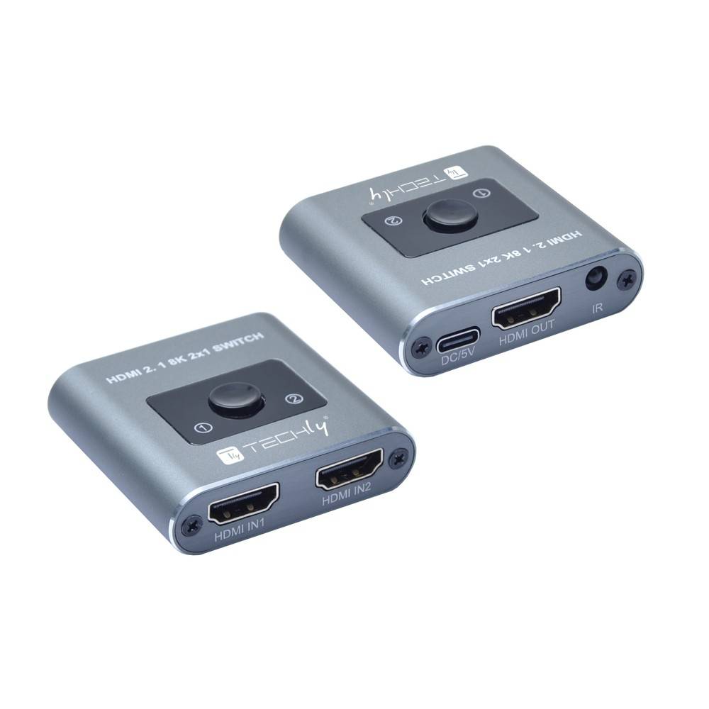 Techly IDATA-HDMI-2128KT Techly Switch HDMI 2.1 2X1 8K