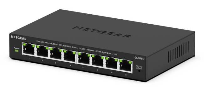 Netgear GS308E-400EUS NETGEAR Switch 8x GE GS308E-400EUS Unmanaged Plus