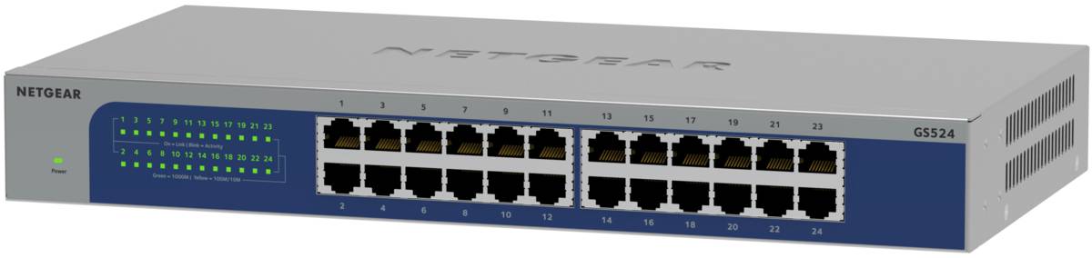 Netgear GS524-300EUS NETGEAR Switch 24x GE GS524-300EUS Unmanaged Switch
