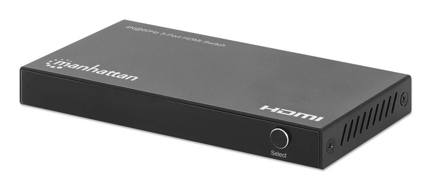 Manhattan 208222 MANHATTAN 4K 60Hz 3-Port HDMI-Switch