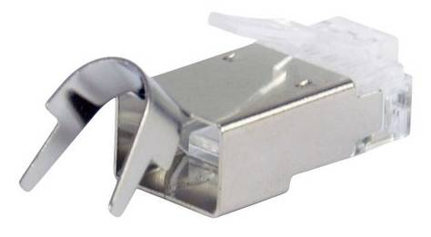 Equip 121148 Equip Stecker RJ45 Cat8 geschirmt 50er Set grau