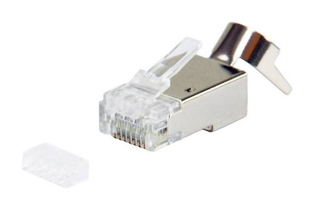 Equip 121148 Equip Stecker RJ45 Cat8 geschirmt 50er Set grau