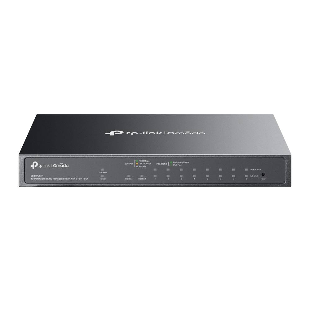 TP-Link ES210GMP(UN) TP-Link Omada Switch 8x GE ES210GMP 8-Port PoE+