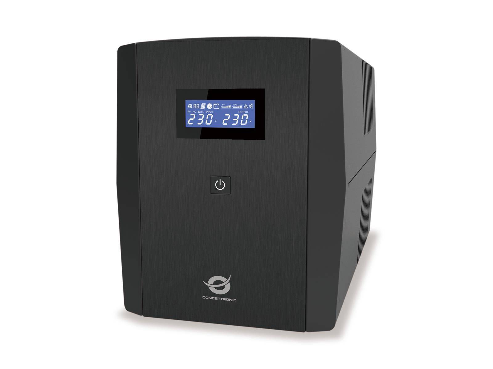 Conceptronic ZEUS03G CONCEPTRONIC ZEUS USV 1200VA 720W 4xUK Sockets HID,USB,RJ45